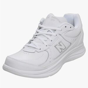 New Balance 577 White Leather Walking Sneaker